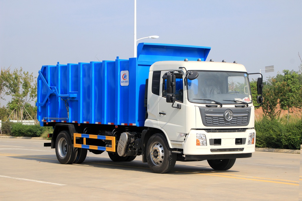 東風(fēng)天錦對(duì)接式垃圾車